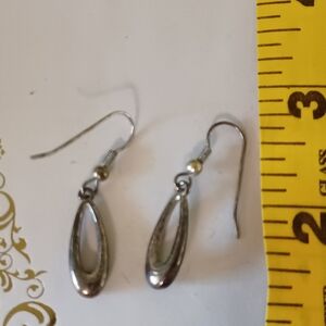 Elegant Silver Teardrop Earrings